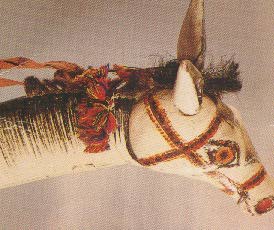 Masks used in Bhand Pather